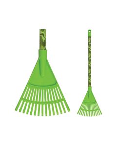 Kids plastic lawn rake