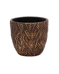MG Adana Ash Egg Pot Bronze H13 cm