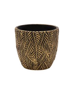 MG Adana Ash Egg Pot Gold H13 cm