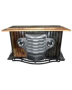 Reclaimed Truck Bar Table Headlight