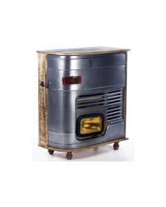 Reclaimed Truck Cabinet with Headlight