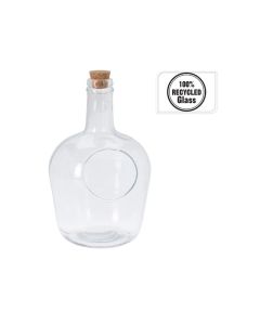 KI Recycled Glass Terrarium D19*H31.5cm