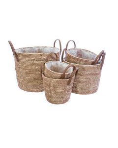 KZ Round Basket Brown-X Large