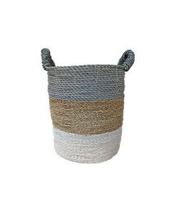 KIM Seagrass Laundry Basket Small with Handle