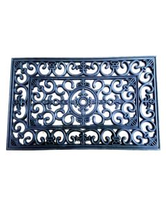 Cast Rubber Mat Black