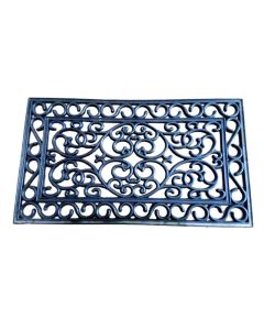 Cast Rubber Grill Mat Black