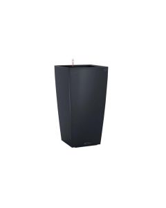 Self Watering Pot High Black Small