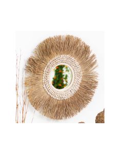 LO Shell & Grass Wall Deco Round
