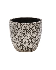 MG Adana Hazel Egg Pot Silver