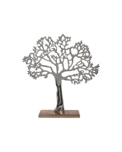 Silver Tree Decorative on Stand