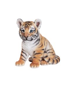Sitting Tiger Cub Resin Ornament