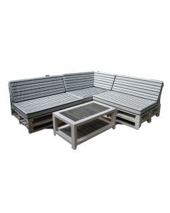 Sofa Set - Recycled Pallet with Cushion