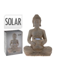 Buddha Solar Light Poly Satine
