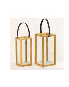 LO Solomon Teak Lanterns Large