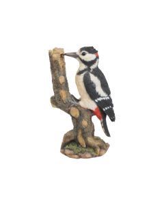 Spotted Woodpecker Bird Figurine