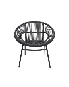 Surya Chair Black No Cushion