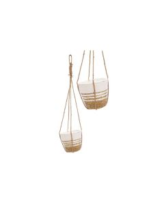 MG Hayden Swirl Hanger Basket White