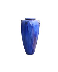 FS Tall Temple Jar with Lugs - Blue