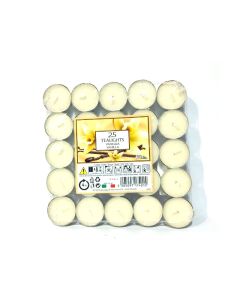 Tealight Vanilla 25pcs