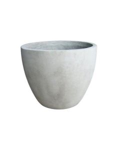 TH Cement Egg Planter Natural Grey Large