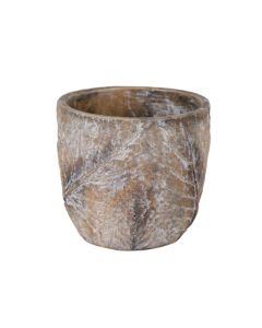 MG Tiza leaf egg pot Natural