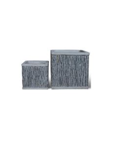 TK Fiber Cement Stone Grey Pot Large