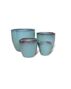TK Glazed Ceramic Pot Jade Green Large H45cm
