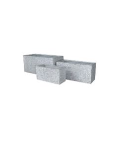 TK Polystone Square Pot Grey Large