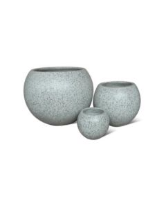 TK Terrazzo Grey Stone Pot Large