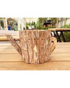 Tree Trunk Pot - Wood