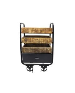 JD Trolly Iron and Wood