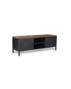 VA Wooden and Iron 2 Door TV Cabinet