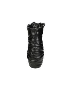KR Vase Fine Earthenware Black