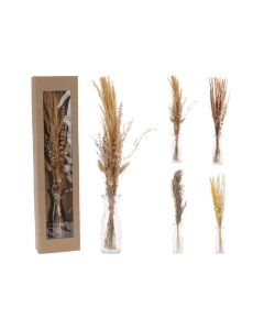 KI Vase With Dry Flowers Assorted 57cm