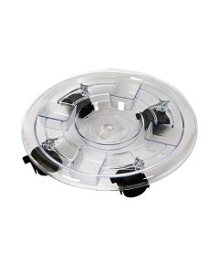 Round Trolley in Plastic Transparent Material VX5153