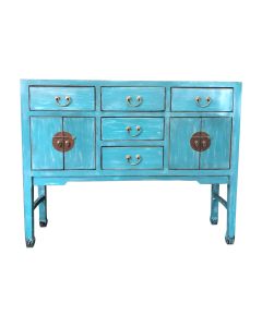 5 Drawers 4 Door Cabinet with Legs