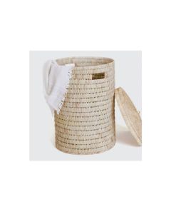Laundry Basket - Round with Top Cover