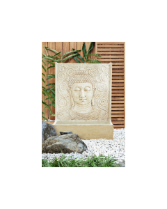 LO Buddha Face Water Fountain with Pump