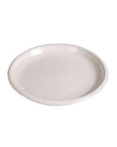 MG Glazed Saucer White Diameter 45 cm