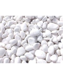 Natural Snow White Pebble Stone - 1- 2 cm - 20 Kg