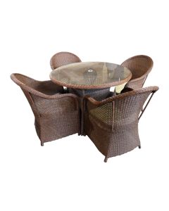 Wicket Set Table + 4 Chairs