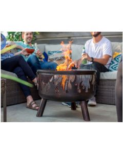 Wildfire Steel Firebowl with Grill 61cm 58116