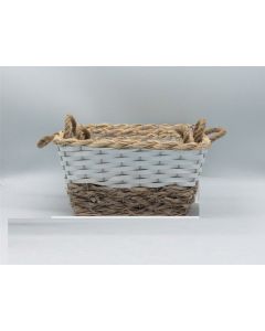 KZ Wilma White Basket- Large