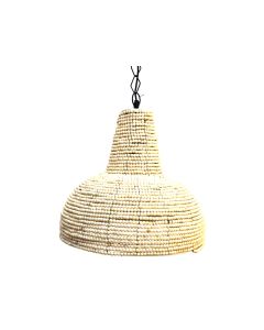 Woodbeaded Hanging Lamp