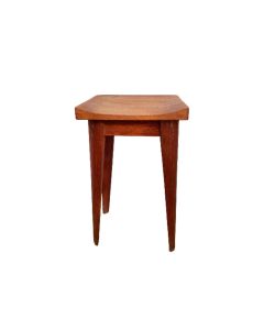 Wooden Stool - Red Meranti
