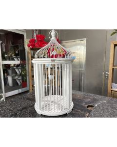 DK Wooden Lantern - White - Large