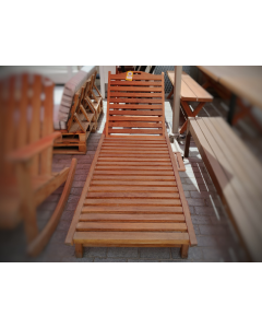 Wooden Sun Lounger