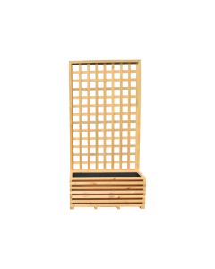 Custom Made Planter Box with Trellis - Wooden