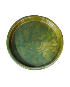 WX Ceramic Saucer Spring Green 26cm