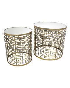 KR Table Metal Gold Large